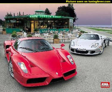 Vous préférez laquelle :    la ferrari ou la porsche ?