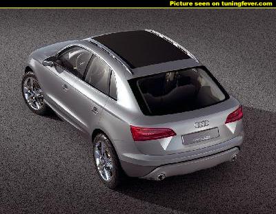Voici désormais l'extérieur de l'audi