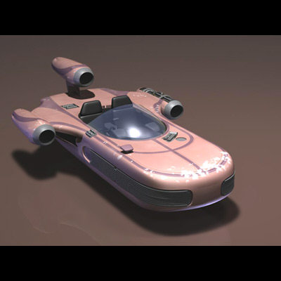 Voiture de sport de l'an 3000